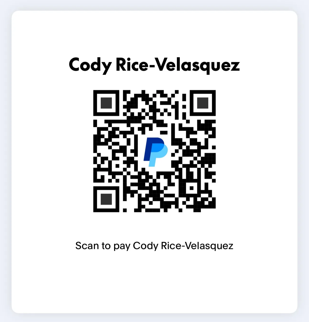 PayPal QR Code